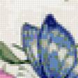 Предпросмотр схемы вышивки «цветы и бабчки» (№113564)