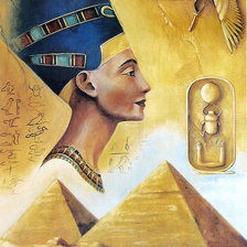 Оригинал схемы вышивки «Нифертити - царица» (№113718)