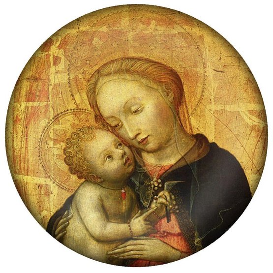 мадонна с младенцем - живопись, религия, икона - оригинал