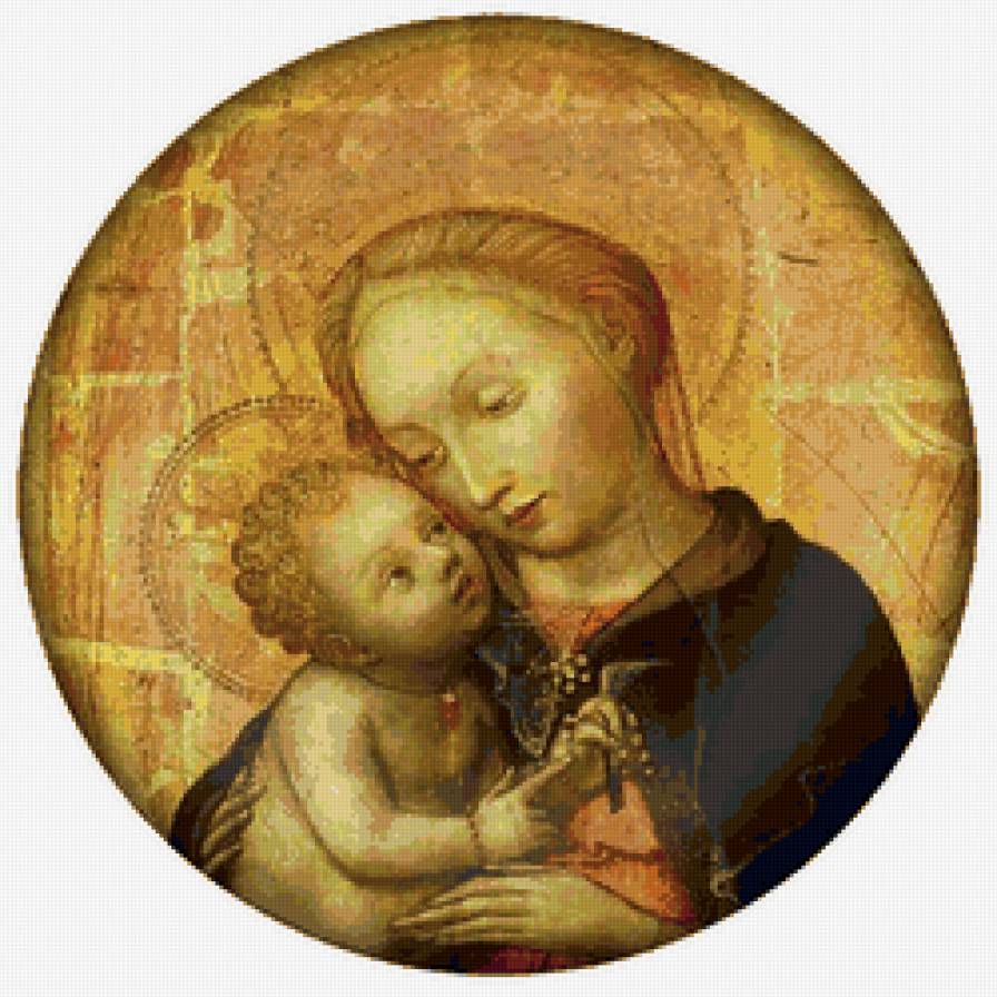 мадонна с младенцем - икона, религия, живопись - предпросмотр
