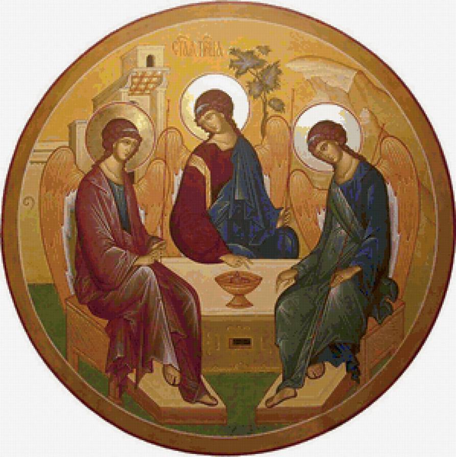 святая троица - икона, религия - предпросмотр