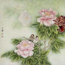 Оригинал схемы вышивки «китайская живопись» (№115231)