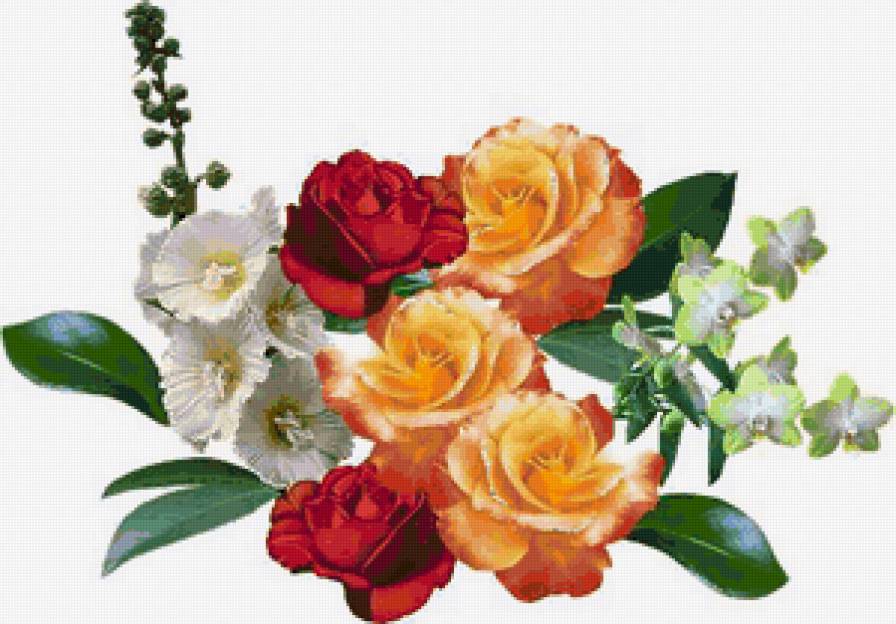 Очень красивые цветочки) - flowers, букет, цветы - предпросмотр