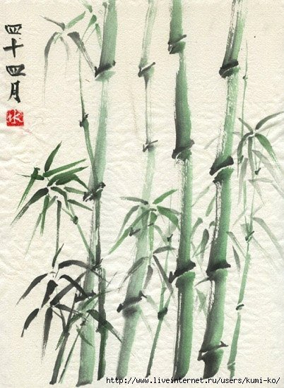 бамбук - полинка - оригинал