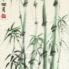 Схема вышивки «бамбук»