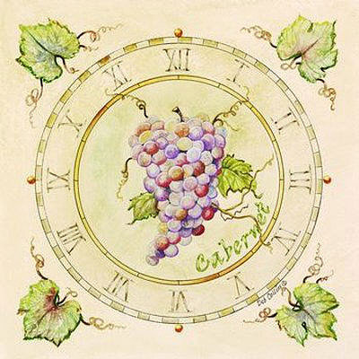 часы - виноград, часы - оригинал