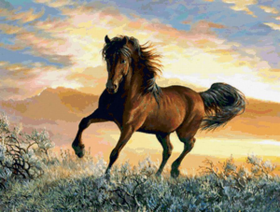 Конь - животные, лошадь, конь - предпросмотр