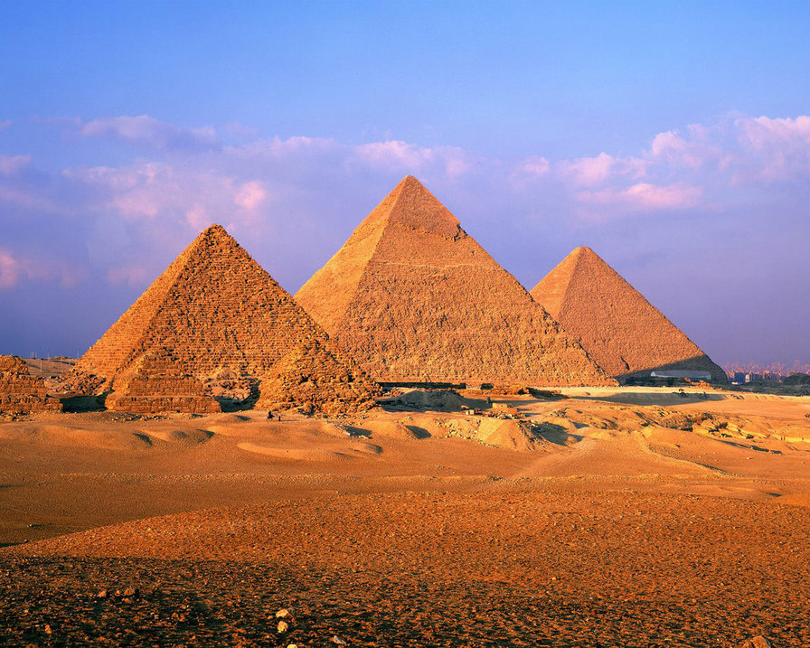 Пирамиды в Гизе - египт, чудеса света, пирамиды - оригинал
