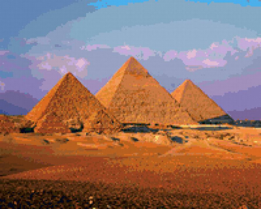 Пирамиды в Гизе - египт, чудеса света, пирамиды - предпросмотр