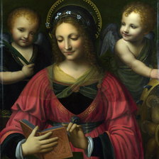 Оригинал схемы вышивки «After Bernardino Luini - Saint Catherine» (№121009)