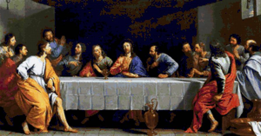 тайна вечеря - ікони, ієсус, апостоли - предпросмотр