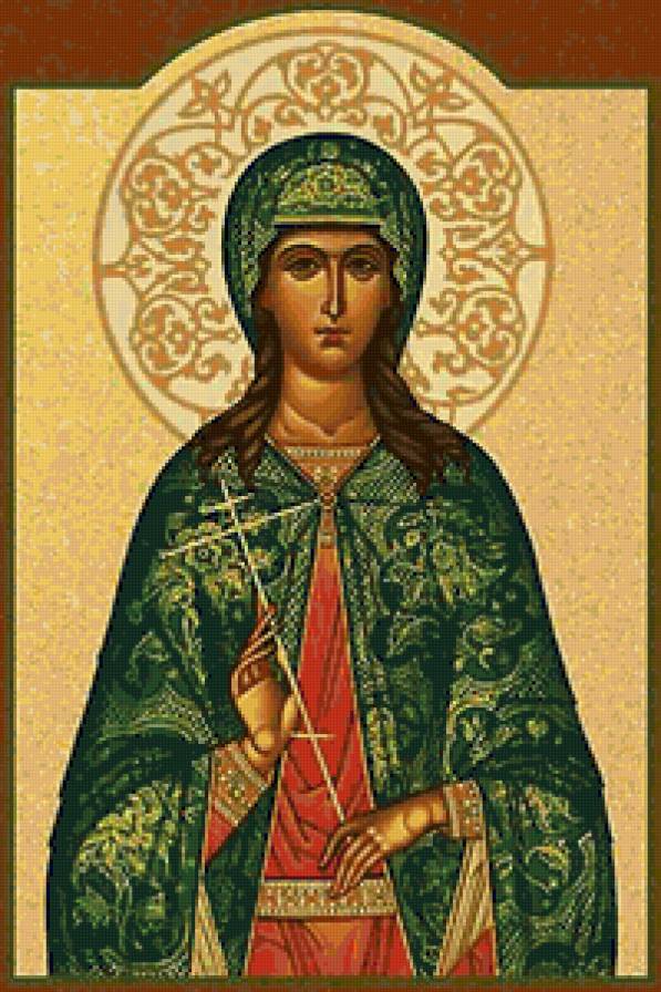 Икона "Иулия - иконы, святые, православные иконы - предпросмотр