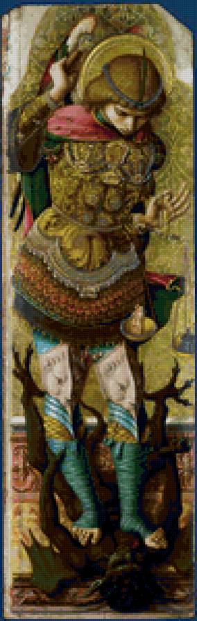 Saint Michael - живопись, икона, христианство, мужчина, религия - предпросмотр