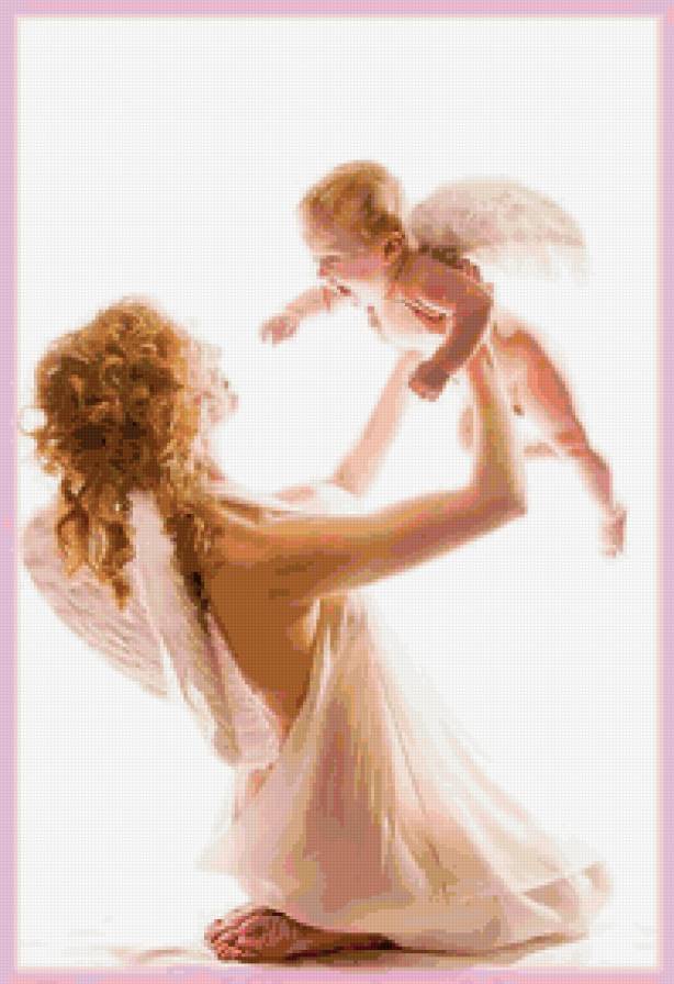Мамины руки - семья, ангел, младенец, мама - предпросмотр