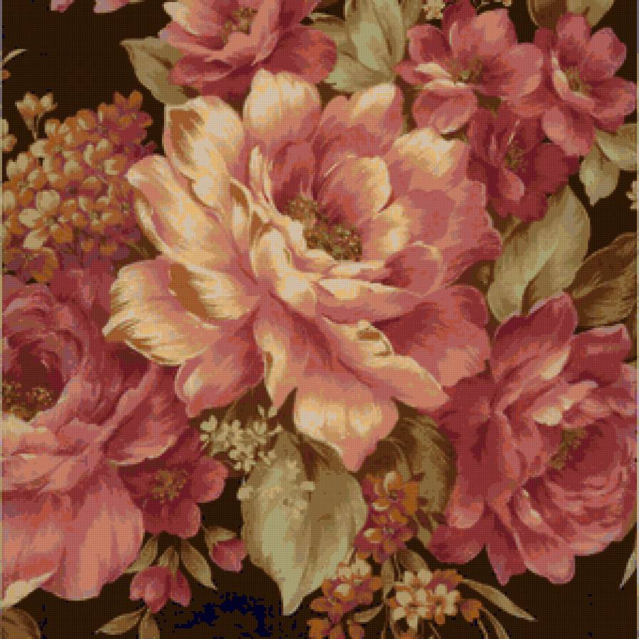 №124102 - ваза, букет, розы, цветы, падушка - предпросмотр