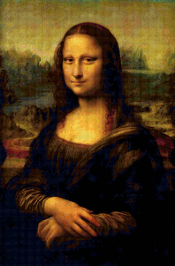 Портрет Монны Лизы, прозванный Джоконда - картина, портрет, живопись, девушка - предпросмотр