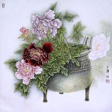 Оригинал схемы вышивки «Lou Dahua - китайская живопись» (№124249)