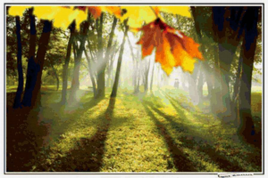 Очарование осени - осень, пейзаж - предпросмотр
