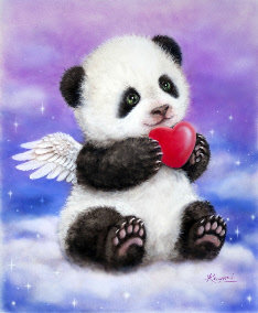 Panda сердца - животное - оригинал