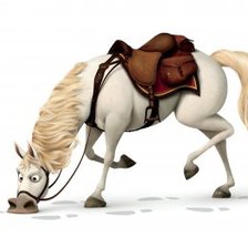 Оригинал схемы вышивки «Лошадка из мультика» (№124821)