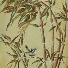 Оригинал схемы вышивки «триптих бамбук ц.ч.» (№126359)