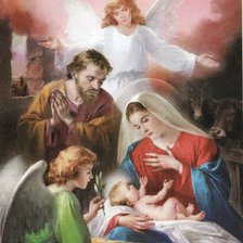 Схема вышивки «рождение христа»