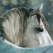Оригинал схемы вышивки «Конь» (№126956)