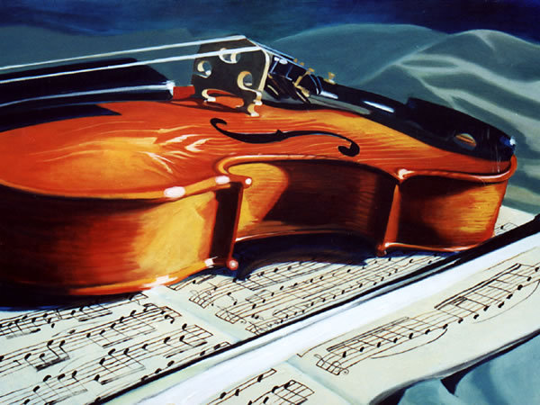 Скрипки волшебство - красивое, скрипка, романтика - оригинал