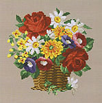 №128017 - букет, розы, цветы, ваза - оригинал