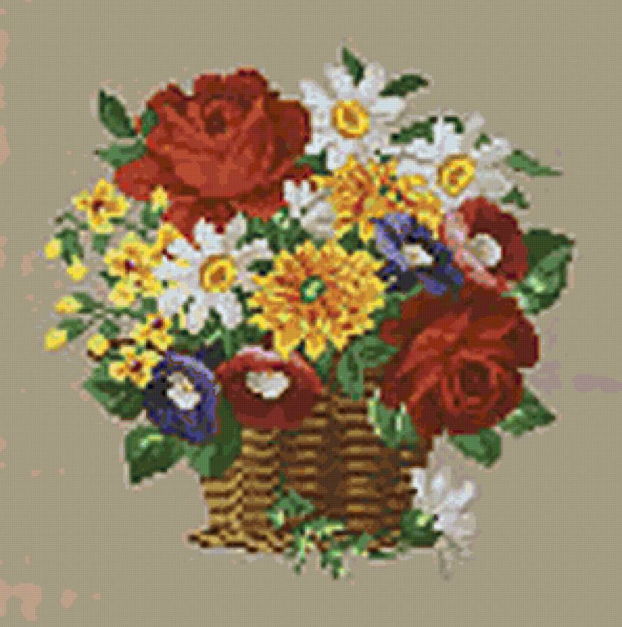 №128017 - розы, цветы, букет, ваза - предпросмотр