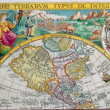 Оригинал схемы вышивки «красивая карта мира - 1 верх» (№129126)