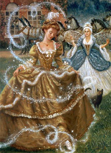 Cinderella Dress - Золушка - фентази, принцесса, сказка, фея - оригинал
