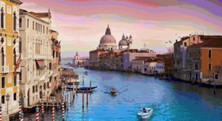 Серия "Венеция" - канал, вода, здания, венеция, город - предпросмотр