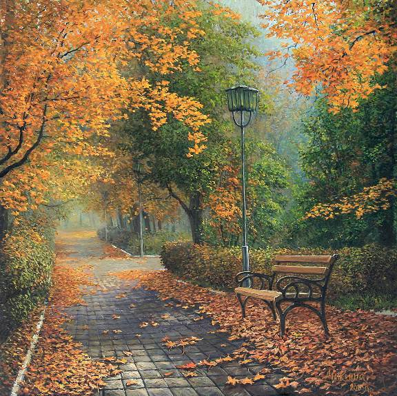 Осенний парк - осень - оригинал