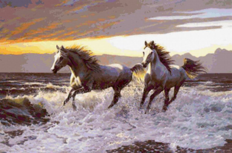 бегущие по волнам - кони - предпросмотр
