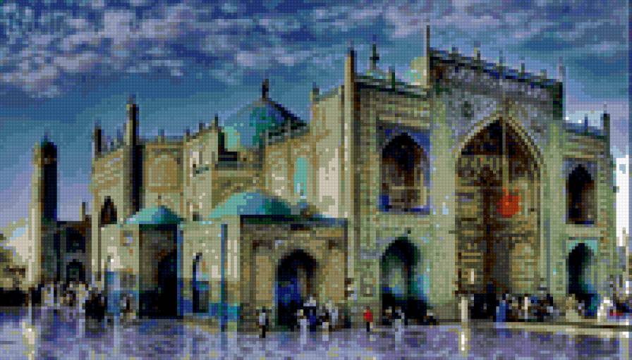 Мазари шариф Афганистан - мечеть восток ислам - предпросмотр