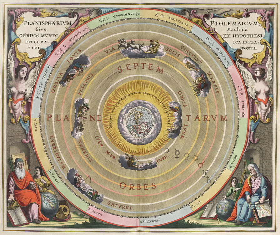Астрономическая карта - карта, для библиотеки, картина - оригинал