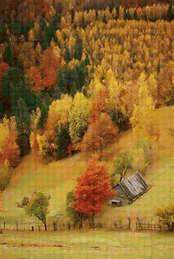 №130815 - природа, осень, пейзаж - предпросмотр
