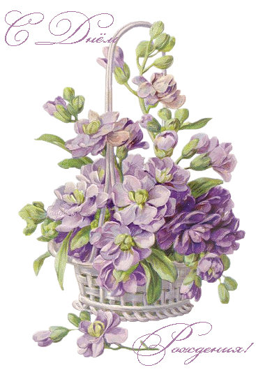 Корзина с фиалками - весенние цветы, ретро, виола, цветы, фиалки, анютки, фиалка - оригинал