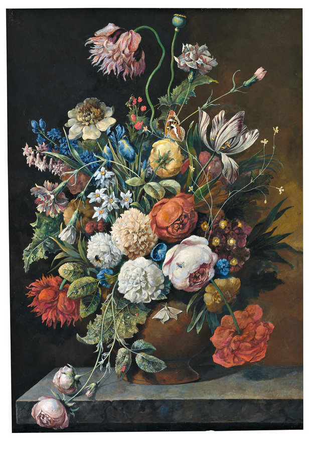 №132466 - букет, ваза, цветы - оригинал