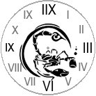 Часы скорпион - часы, время, скорпион - оригинал