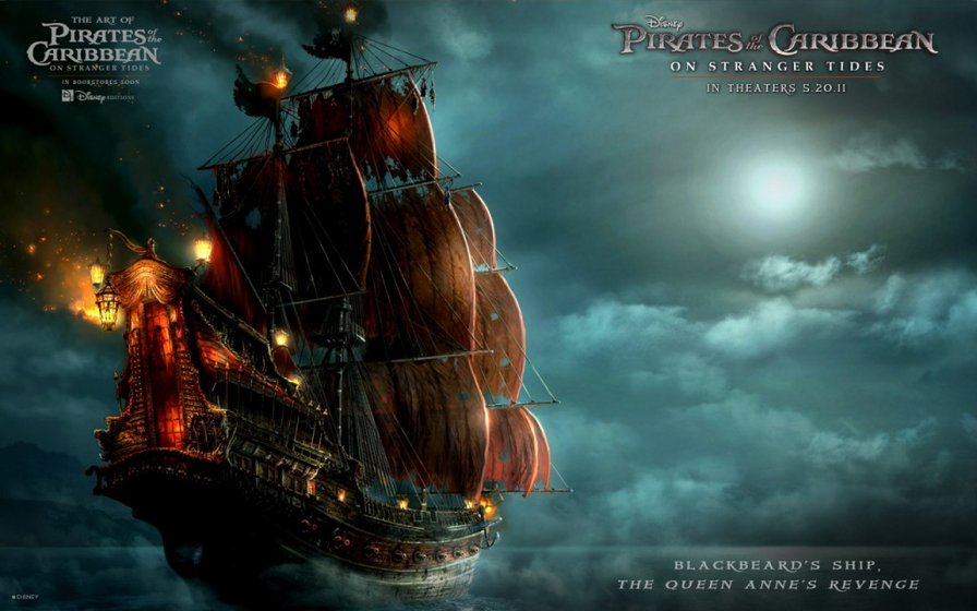Месть Королевы Анны - пираты карибского моря - оригинал