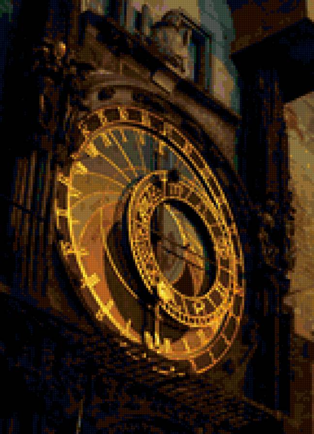 Часы Орлой - достопримечательность, астрономические часы, чехия, часы, прага - предпросмотр