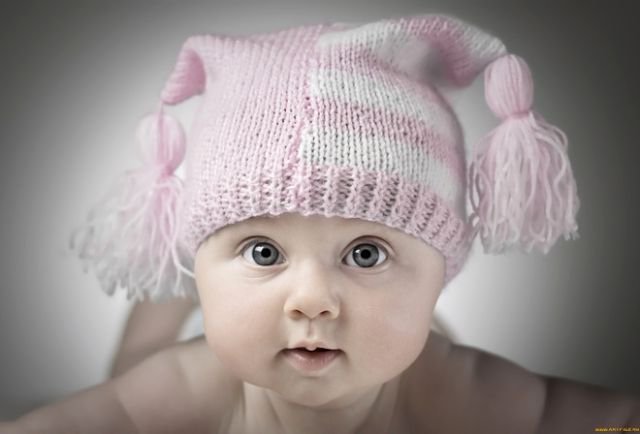 Малыш в шапочке - дети - оригинал