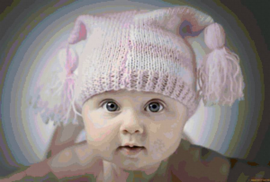 Малыш в шапочке - дети - предпросмотр