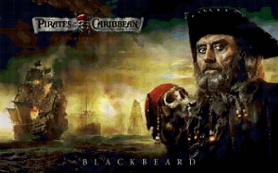 Черная Борода (Эдвард Тич) - пираты карибского моря - предпросмотр