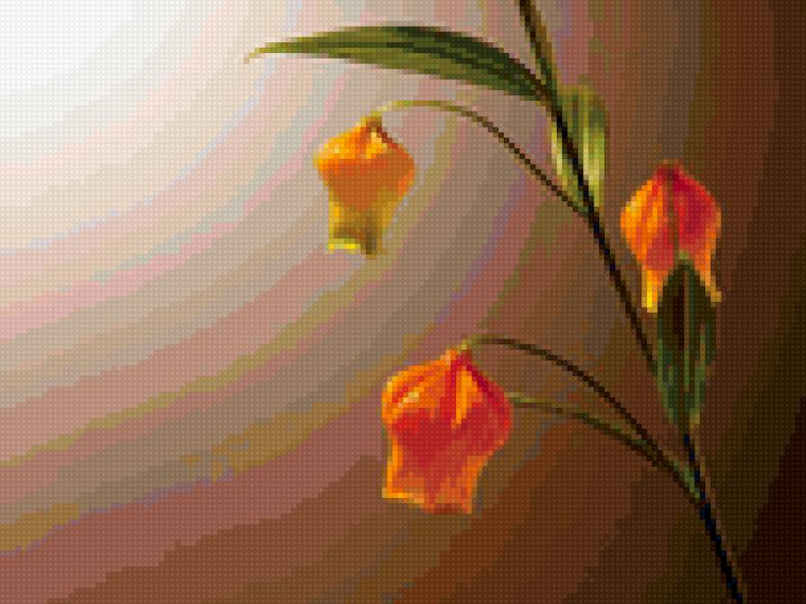фонарики - цветы - предпросмотр
