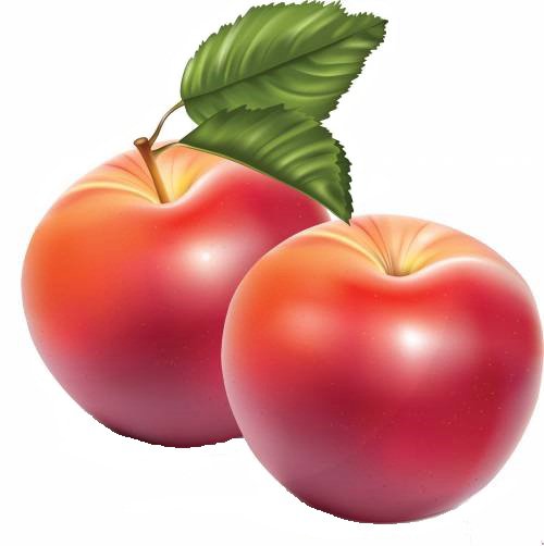 яблоки - красные, яблоко, белый фон, фрукты, кухня, природа, еда, растение - оригинал