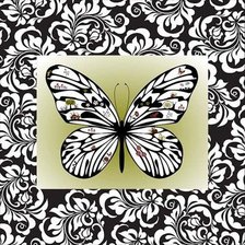 Оригинал схемы вышивки «бабочка» (№136896)
