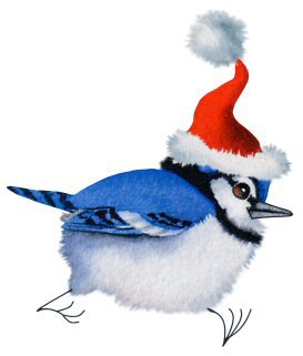 Рождественская птичка - пейзаж, рождество, птица, детская картина, птицы - оригинал